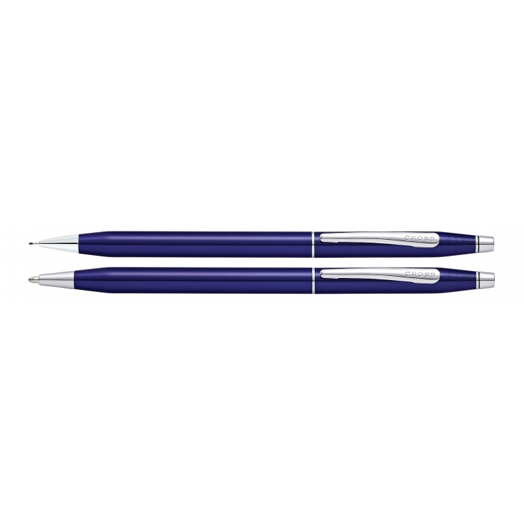 Cross Classic Century golyóstoll és mechanikus ceruza készlet áttetsző kék  | Exclusive Pen