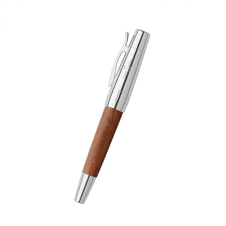 Faber-Castell E-Motion Plniace pero Wood Reddish hnedé | Exclusive Pen