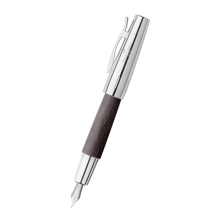 Faber-Castell E-Motion töltőtoll Fa fekete | Exclusive Pen