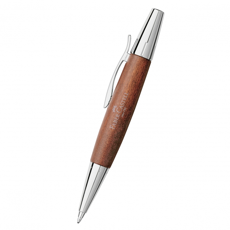 Faber-Castell E-Motion golyóstoll Wood vörösesbarna | Exclusive Pen