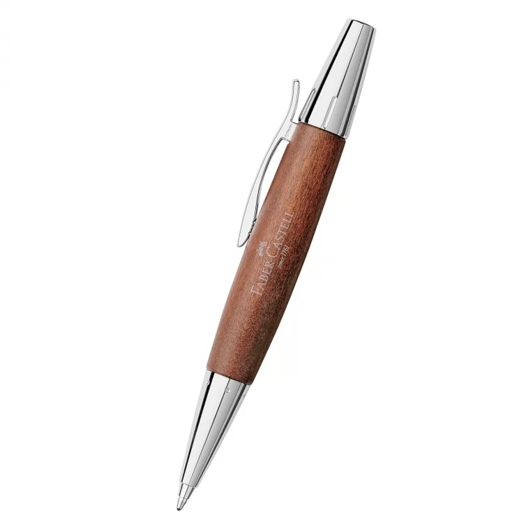 Faber-Castell E-Motion Kugelschreiber Holz Rotbraun | Exclusive Pen