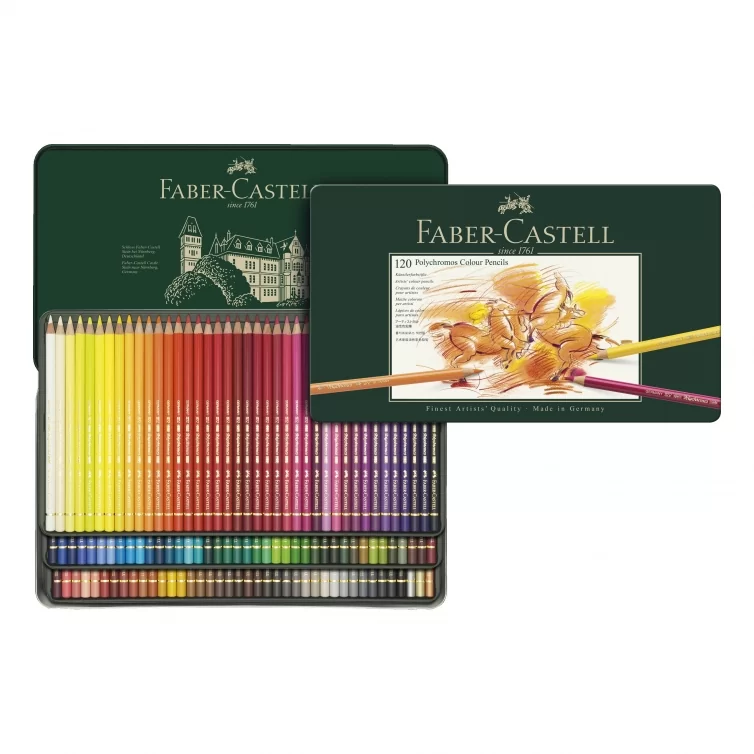 Faber-Castell Polychromos Buntstifte 120 Stück | Exclusive Pen