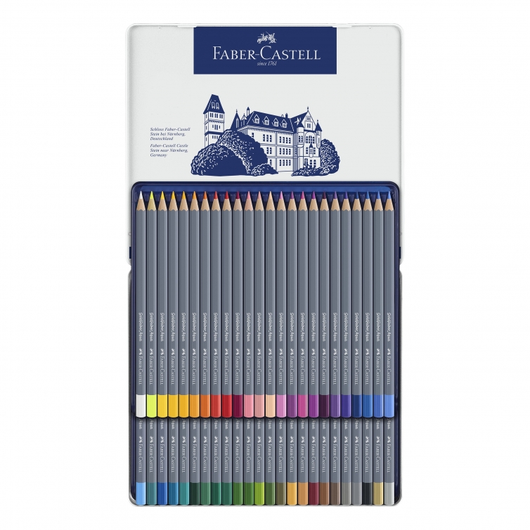 Faber-Castell Goldfaber Aqua Akvarelové ceruzky 48 farieb | Exclusive Pen
