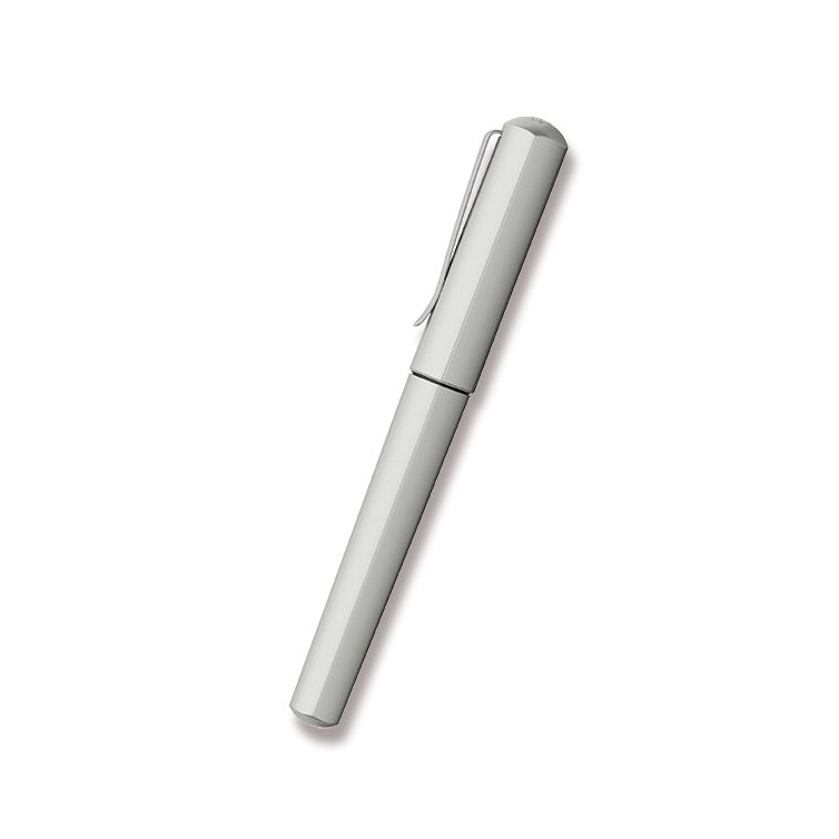 Faber-Castell Hexo Plnicí pero matné stříbrné | exclusive Pen