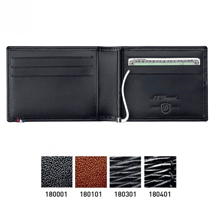 S.T. Dupont Line D peňaženka so sponou na bankovky 6 CC Elysée | Exclusive  Pen